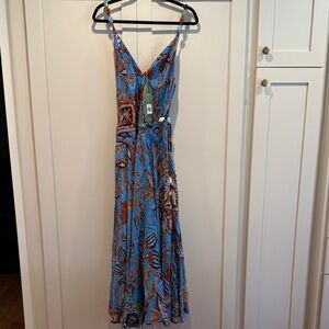 FARM RIO Sunset Tapestry Dress NWT